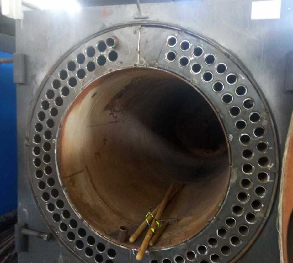 Изготовлена трубная доска водогрейного котла котельной