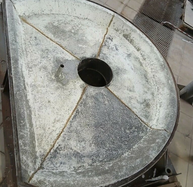 Произведено восстановление обмуровки передней крышки. После ремонта. Фото 1